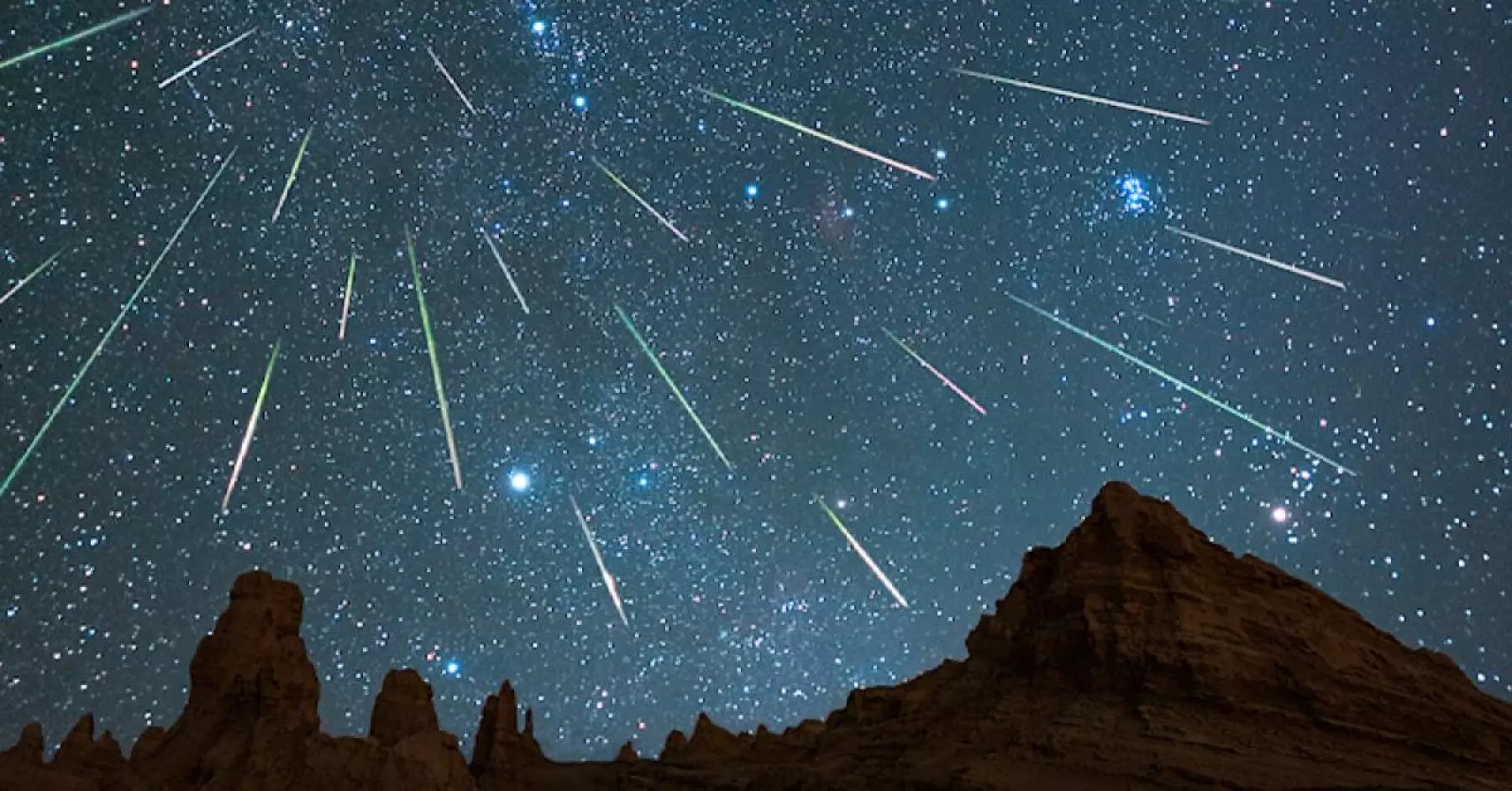 lluvia de estrellas ursidas, perteneciente a la osa menor