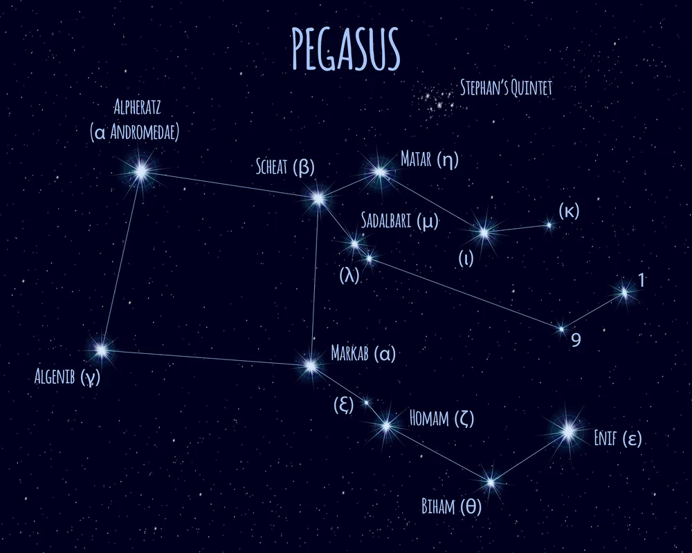 Pegaso estrellas