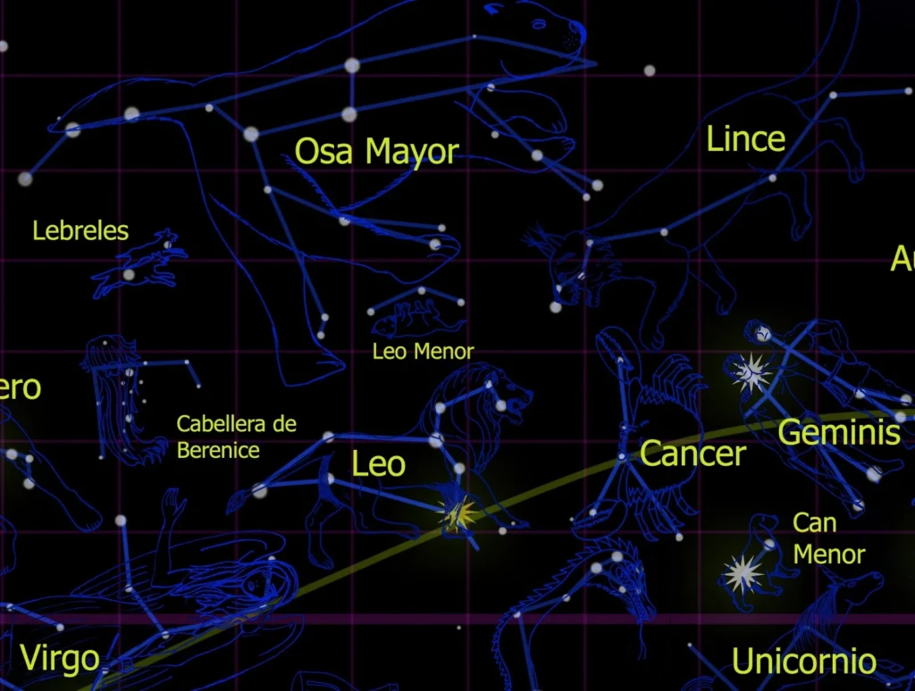 constelación de leo ubicación