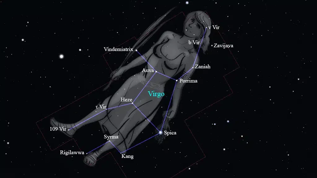 constelacion virgo estrellas