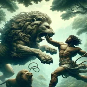 hercules y el leon de nemea