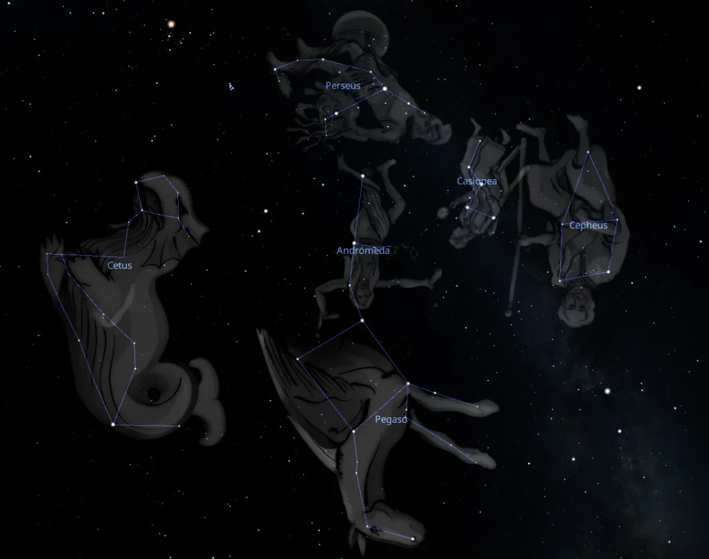 historia-perseo-casiopea-cefeo-andromeda-pegaso-cetus-constelaciones