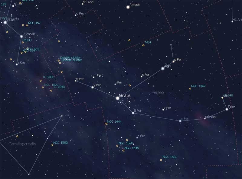 perseo constelacion